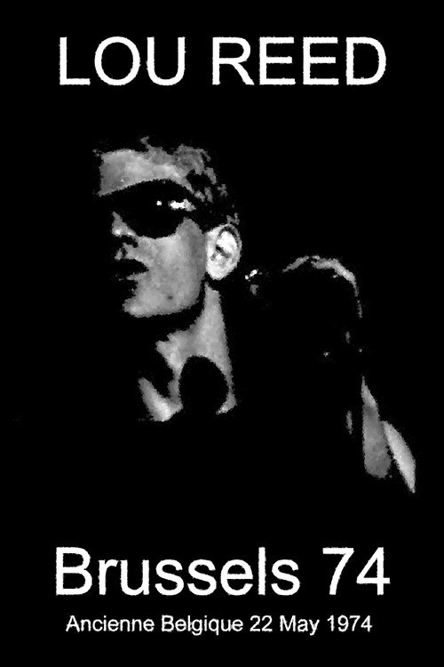 Lou Reed - Ancienne Belgique 22-05-1974 Poster