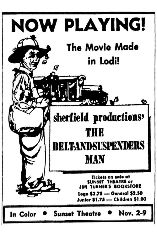 The Belt and Suspenders Man Poster