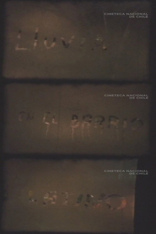 Rain in the Latino Quarter Poster