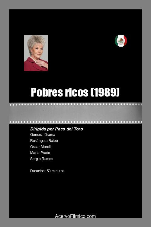 Pobres ricos Poster