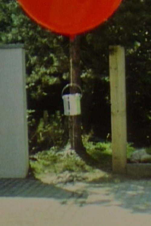 Balloon with Bucket Poster