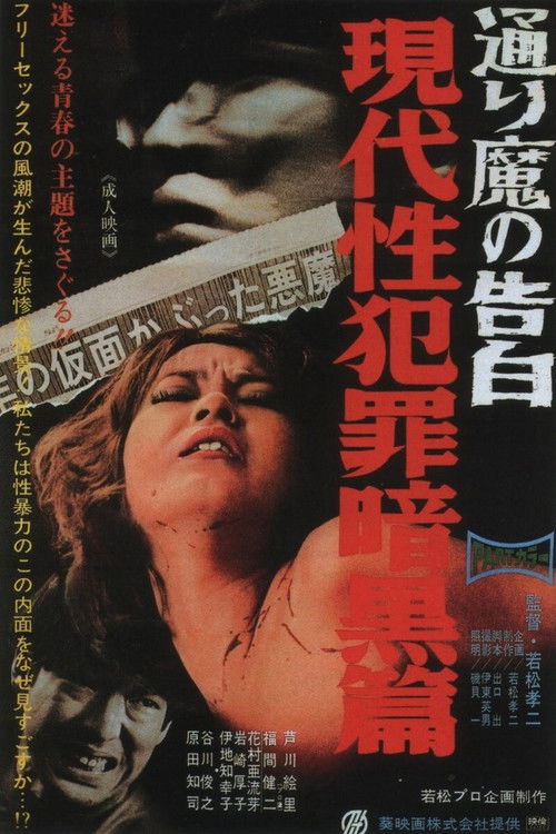 Dark Story of a Sex Crime: Phantom Killer Poster