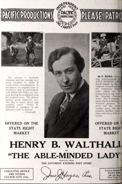 The Able-Minded Lady Poster