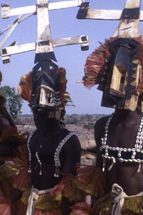 African Carving: A Dogon Kanaga Mask Poster
