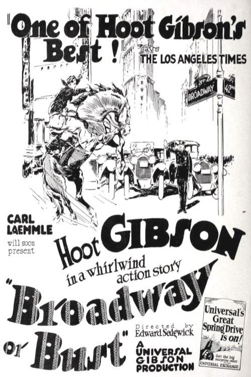 Broadway or Bust Poster