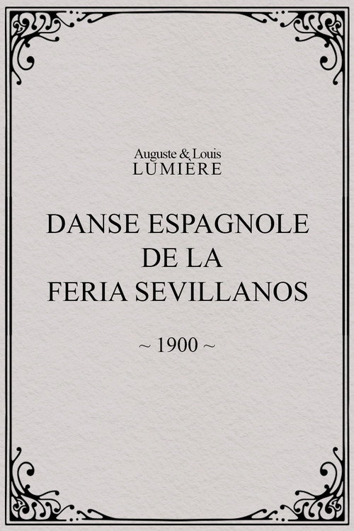 Danse espagnole de la Feria Sevillanos Poster
