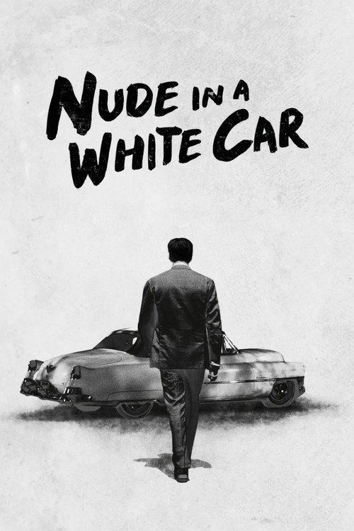 Blonde in a White Car Poster