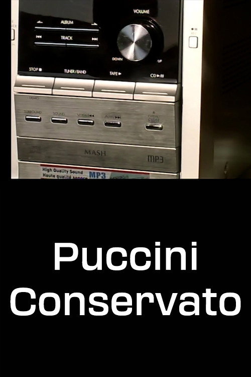 Puccini Conservato Poster