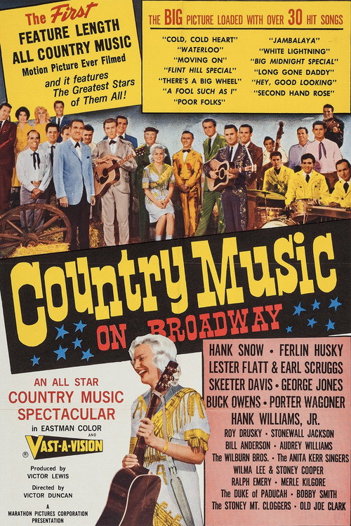 Country Music on Broadway Poster