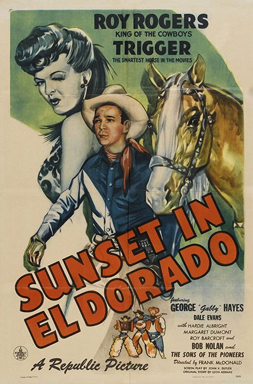 Sunset in El Dorado Poster