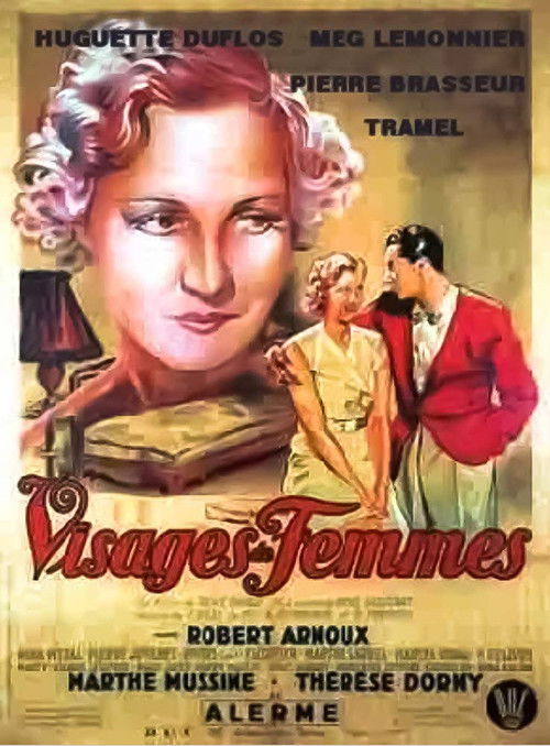 Visages de femmes Poster
