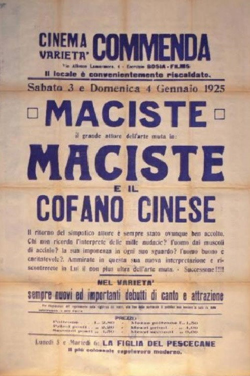 Maciste und die chinesische Truhe Poster