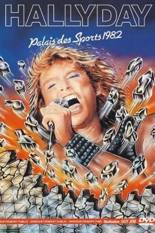 Johnny Hallyday : Palais des Sports 1982 Poster