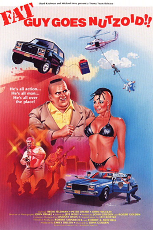 Fat Guy Goes Nutzoid Poster