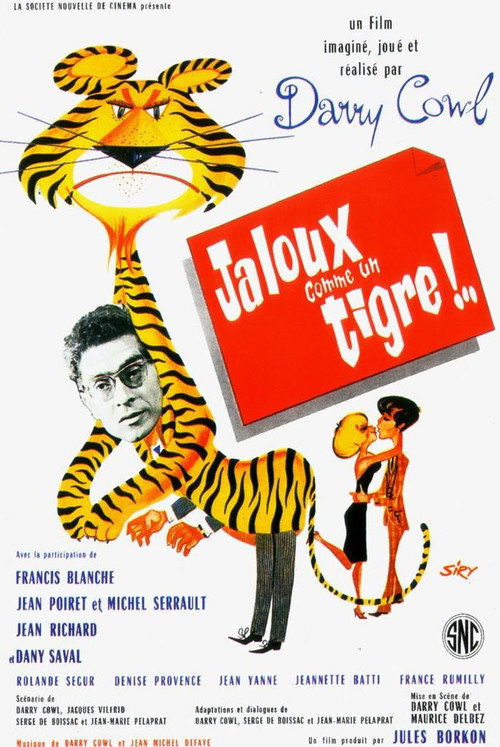 Jaloux comme un tigre Poster