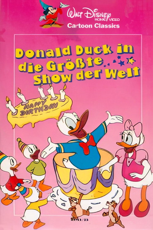 Donald Duck in Die Groesste Show Der Welt Poster