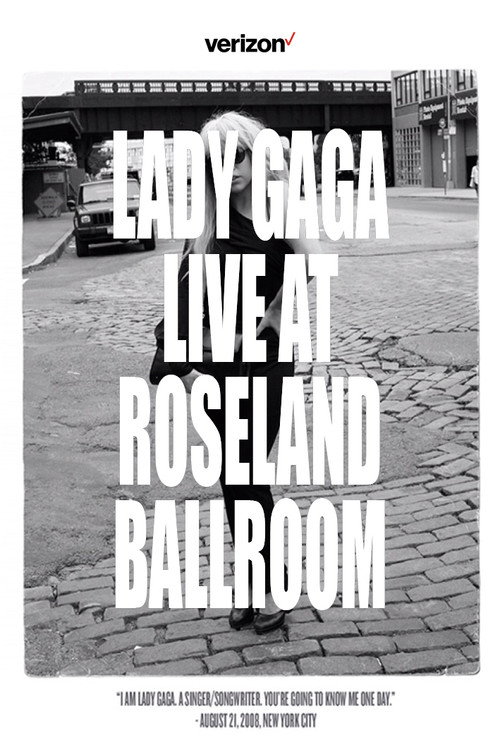 Lady Gaga Live at Roseland Ballroom Poster