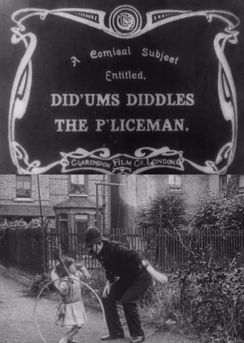 Did'ums Diddles The P'liceman Poster