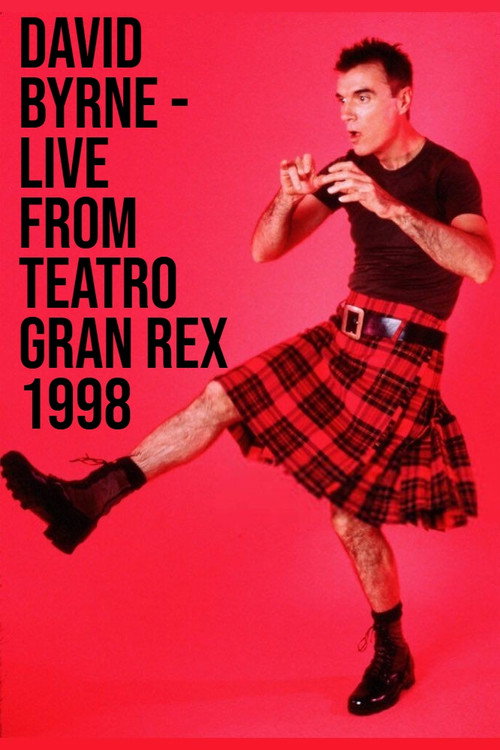 David Byrne - Live From Teatro Gran Rex Poster