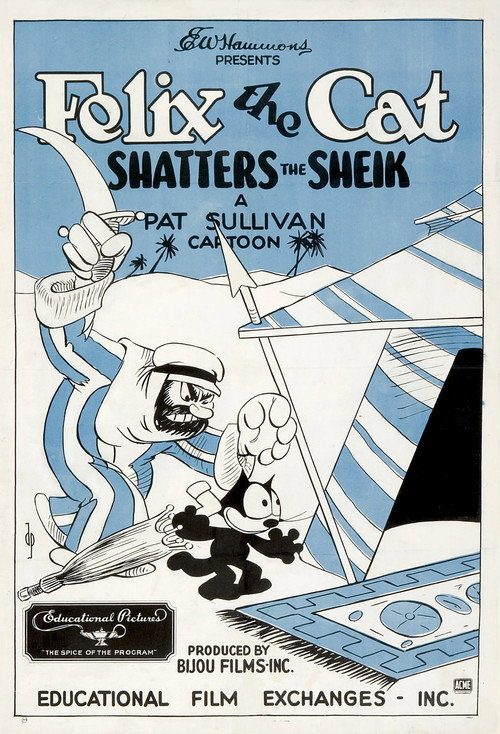 Felix the Cat Shatters the Sheik Poster