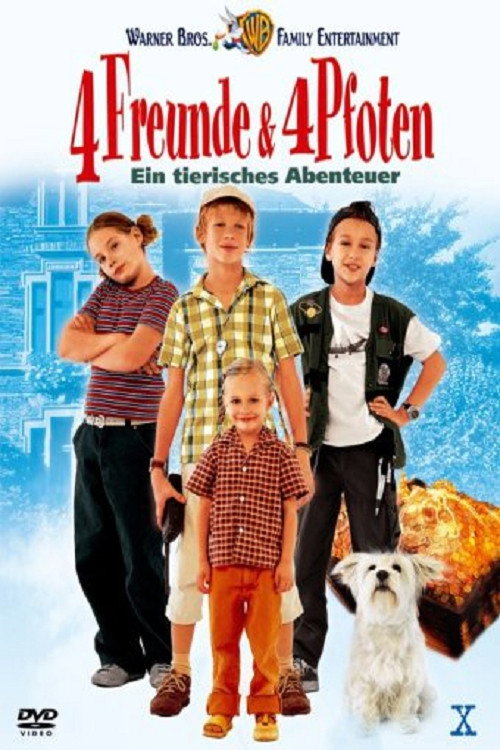 4 Freunde und 4 Pfoten Poster
