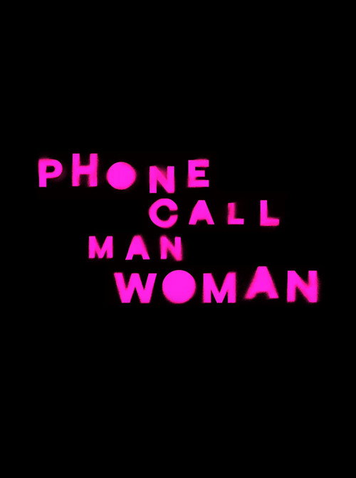 Phone Call Man Woman Poster