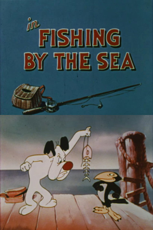 Fishing by the Sea Poster