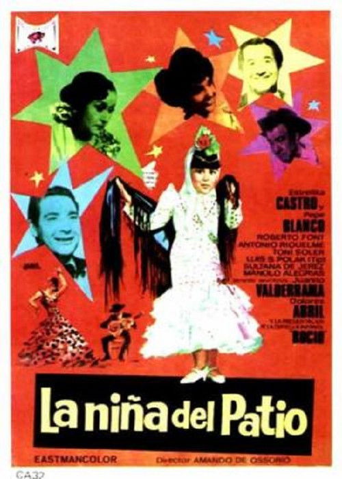 La niña del patio Poster