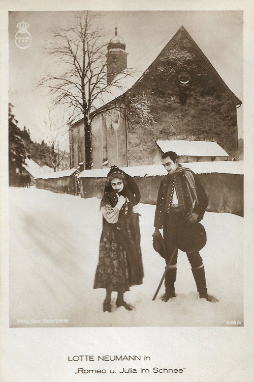 Romeo and Juliet in the Snow Poster