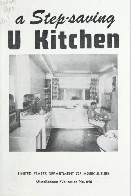 A Step-Saving Kitchen Poster