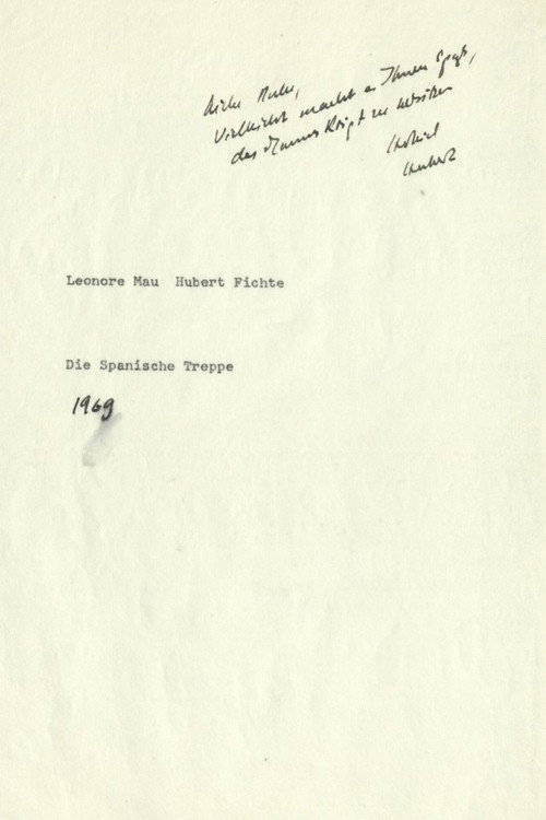 Die Spanische Treppe Poster