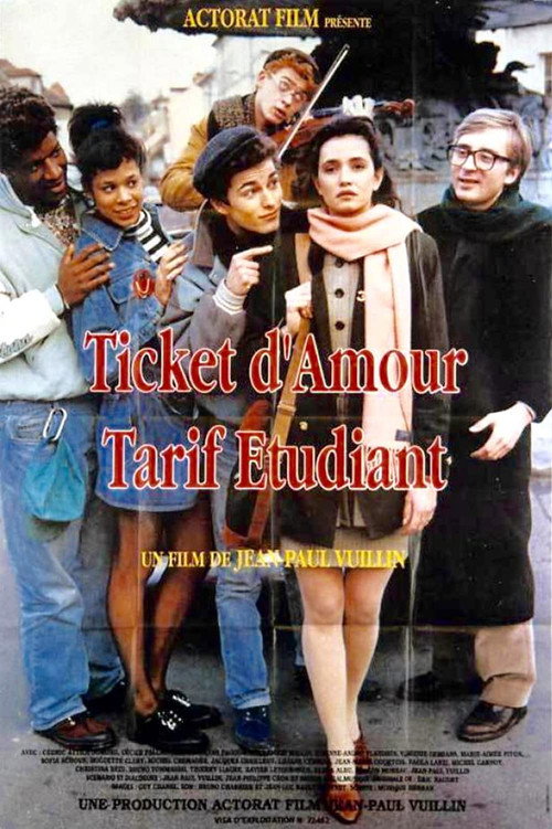 Ticket d'amour, tarif étudiant Poster