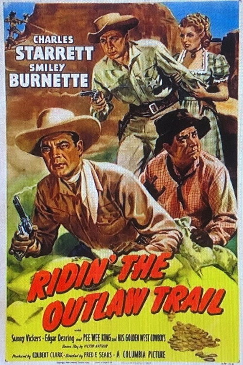 Ridin' the Outlaw Trail Poster