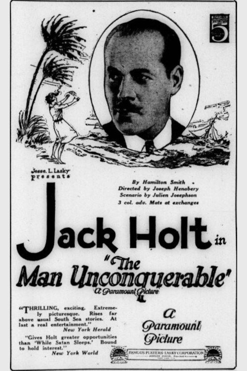 The Man Unconquerable Poster