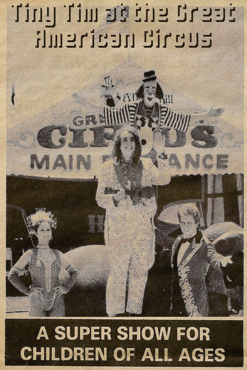 Tiny Tim at the Great American Circus Poster