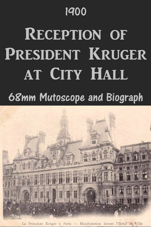Reception of President Kruger at City Hall Poster