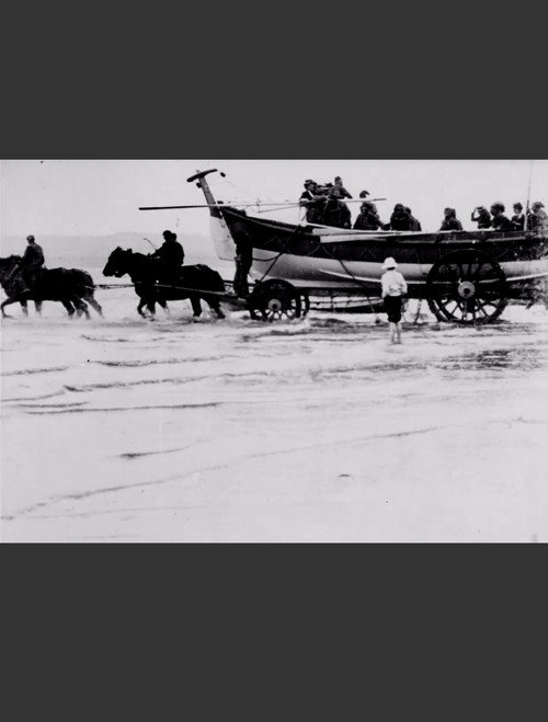 Launch of the Filey Lifeboat Poster