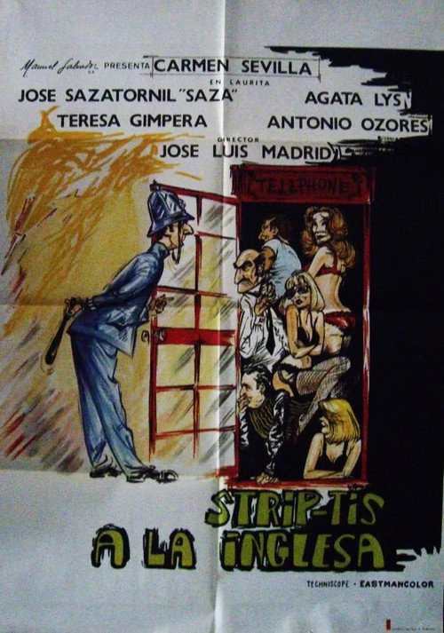 Strip-tis a la inglesa Poster