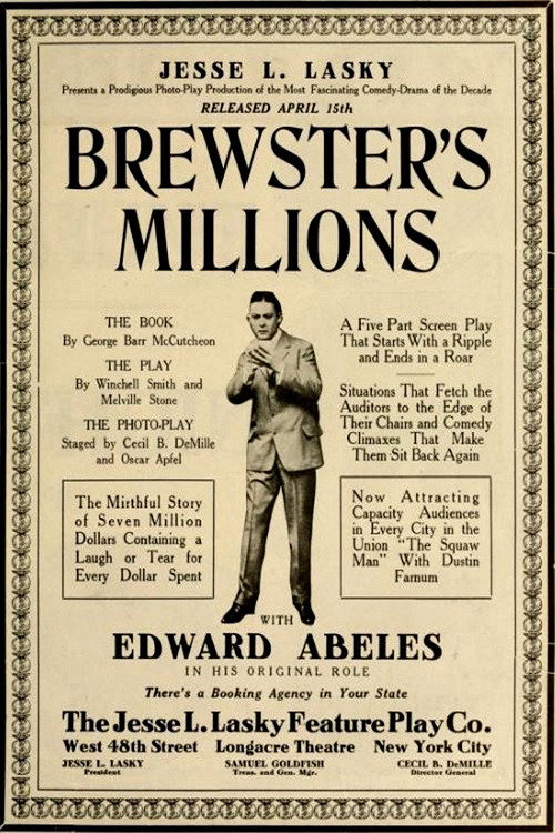 Brewster's Millions Poster