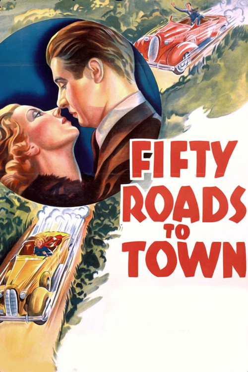 Fifty Roads to Town Poster