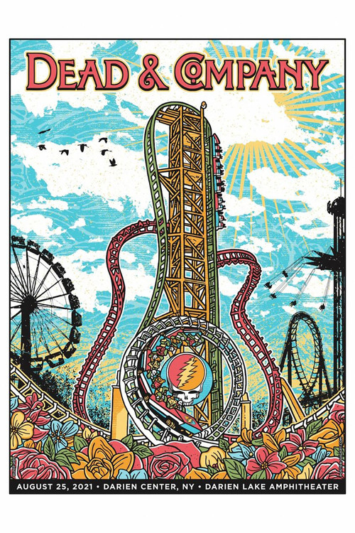 Dead & Company: 2021-08-25 Darien Lake Amphitheater, Darien Center, NY Poster