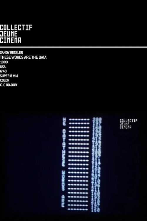 These Words are the Data Poster