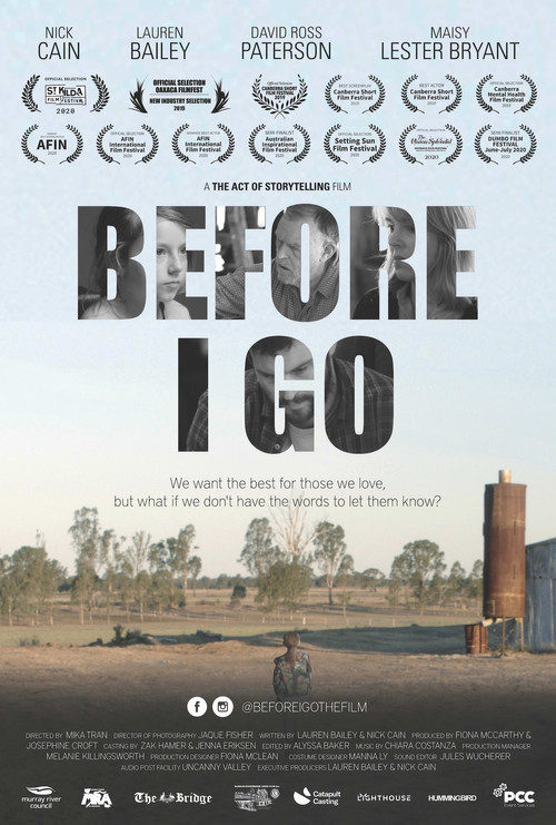 Before I Go Poster