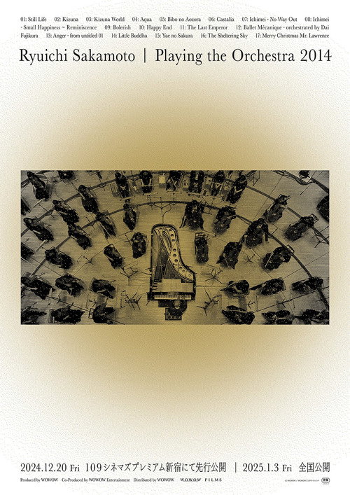 Ryuichi Sakamoto | Playing the Orchestra 2014 Poster