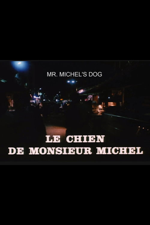 Mr. Michel's Dog Poster