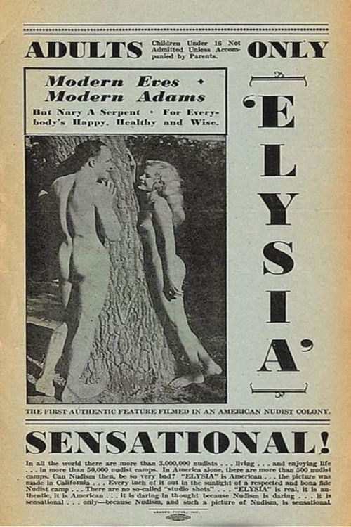 Elysia, Valley of the Nude Poster