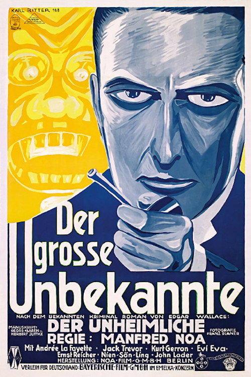 Der große Unbekannte Poster