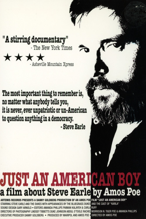 Just an American Boy: A Film About Steve Earle Poster