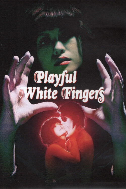 Playful White Fingers Poster