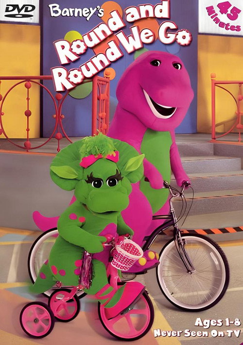 Barney's Round and Round We Go Poster